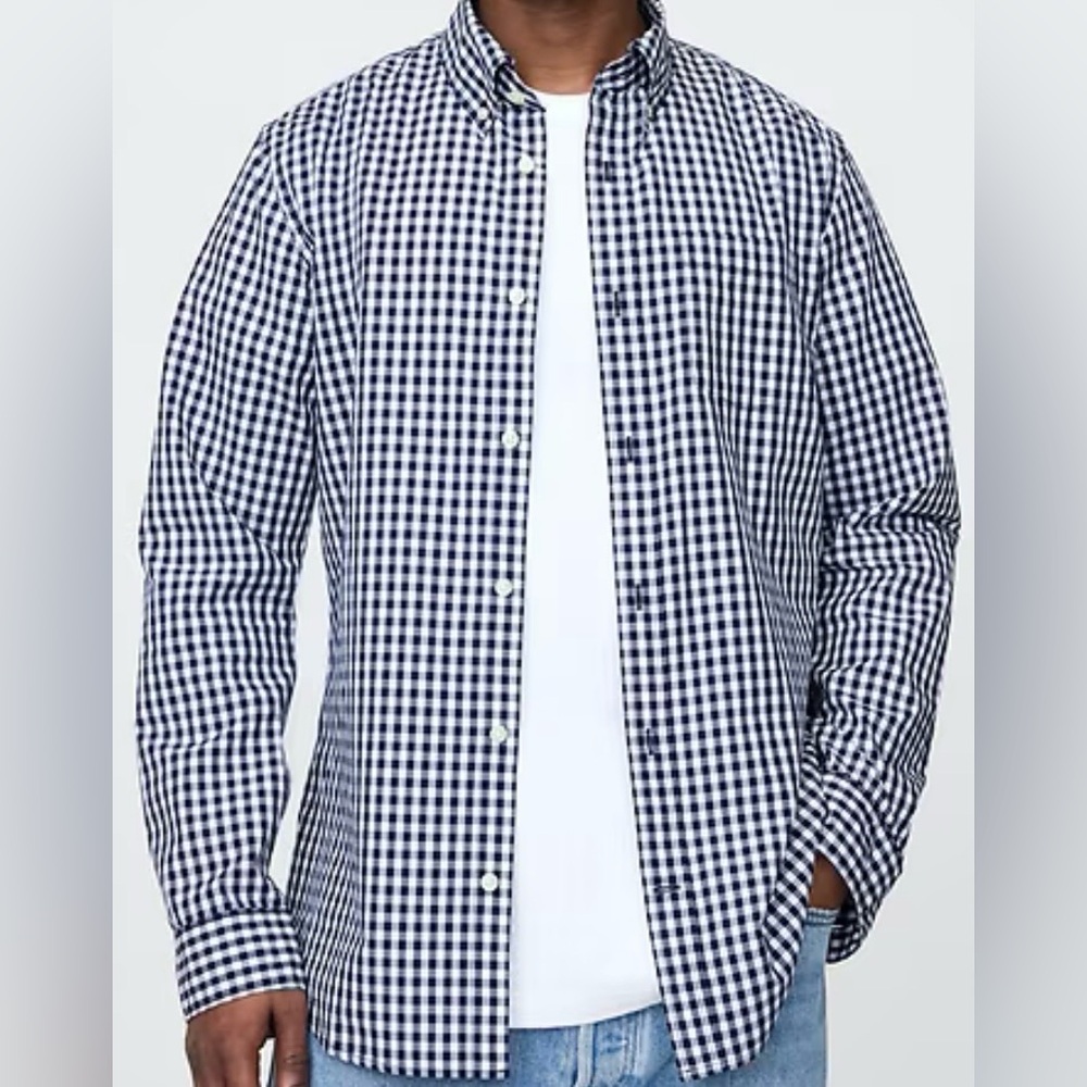 Gap Organic Cotton Poplin Classic Shirt Size XXL New